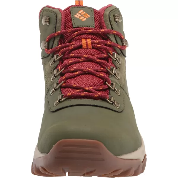 imageColumbia Mens Newton Ridge Plus Ii Waterproof Hiking ShoeHiker Green Marsala Red