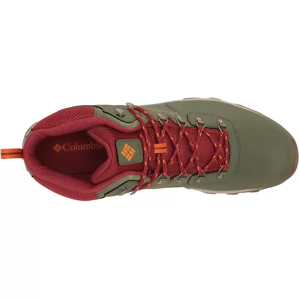 imageColumbia Mens Newton Ridge Plus Ii Waterproof Hiking ShoeHiker Green Marsala Red