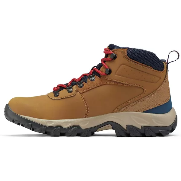 imageColumbia Mens Newton Ridge Plus Ii Waterproof Hiking ShoeLight BrownRed Velvet