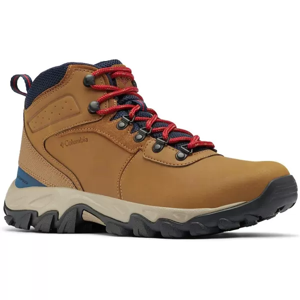 imageColumbia Mens Newton Ridge Plus Ii Waterproof Hiking ShoeLight BrownRed Velvet
