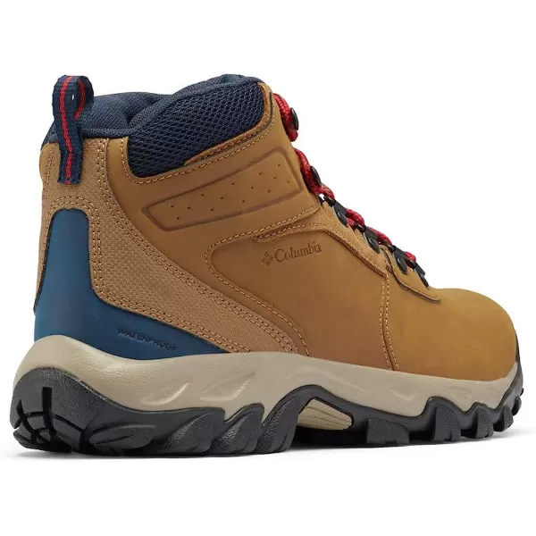 imageColumbia Mens Newton Ridge Plus Ii Waterproof Hiking ShoeLight BrownRed Velvet