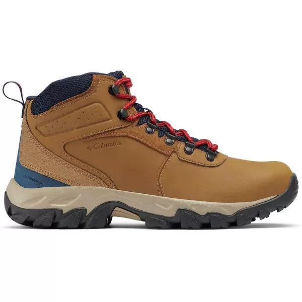 imageColumbia Mens Newton Ridge Plus Ii Waterproof Hiking ShoeLight BrownRed Velvet