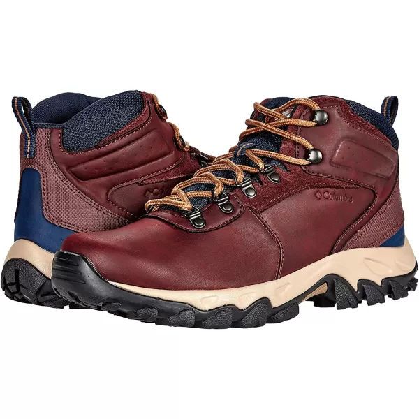 imageColumbia Mens Newton Ridge Plus Ii Waterproof Hiking ShoeMadder Brown Collegiate Navy