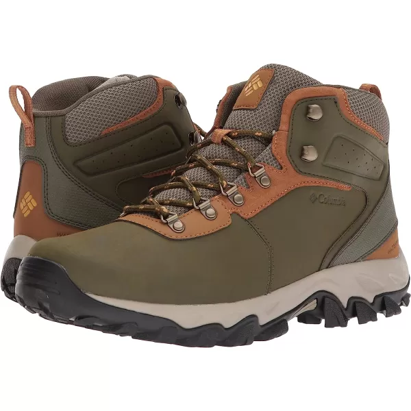 imageColumbia Mens Newton Ridge Plus Ii Waterproof Hiking ShoeNoriDark Banana