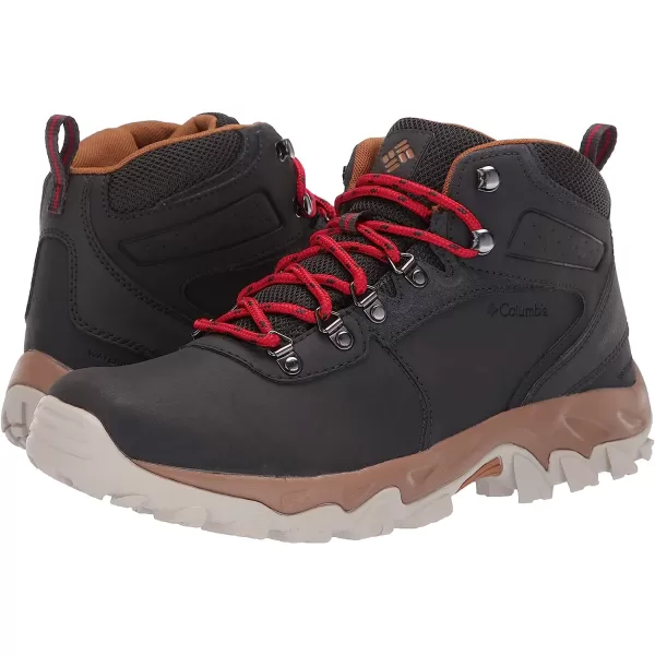 imageColumbia Mens Newton Ridge Plus Ii Waterproof Hiking ShoeShark Mountain Red