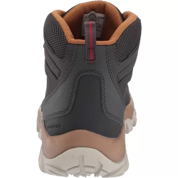 imageColumbia Mens Newton Ridge Plus Ii Waterproof Hiking ShoeShark Mountain Red