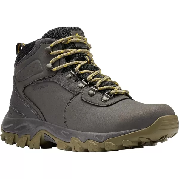 imageColumbia Mens Newton Ridge Plus Wp Hiking ShoeDark Grey  Stone Green