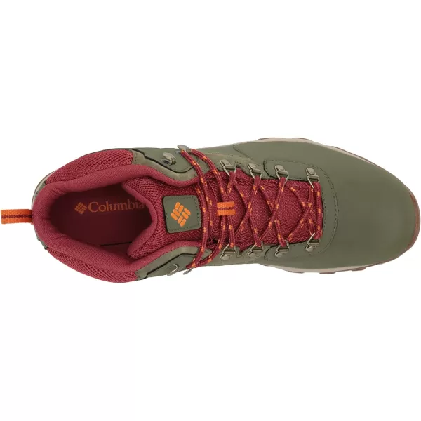 imageColumbia Mens Newton Ridge Plus Wp Hiking ShoeHiker Green Marsala Red
