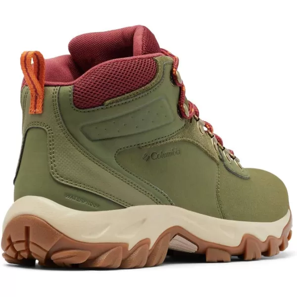 imageColumbia Mens Newton Ridge Plus Wp Hiking ShoeHiker Green Marsala Red