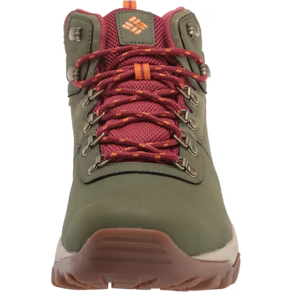 imageColumbia Mens Newton Ridge Plus Wp Hiking ShoeHiker Green Marsala Red