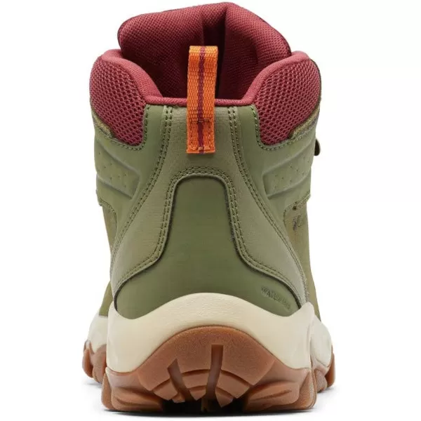 imageColumbia Mens Newton Ridge Plus Wp Hiking ShoeHiker Green Marsala Red