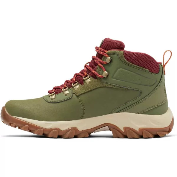 imageColumbia Mens Newton Ridge Plus Wp Hiking ShoeHiker Green Marsala Red