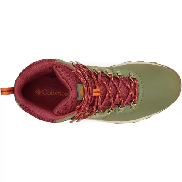imageColumbia Mens Newton Ridge Plus Wp Hiking ShoeHiker Green Marsala Red