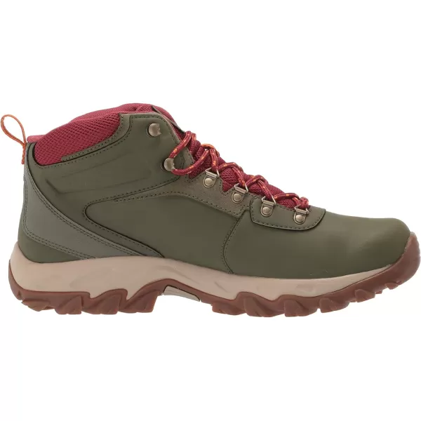 imageColumbia Mens Newton Ridge Plus Wp Hiking ShoeHiker Green Marsala Red