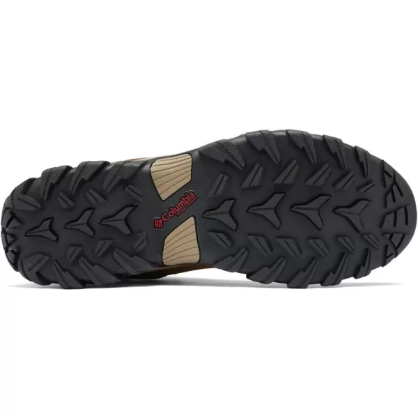 imageColumbia Mens Newton Ridge Plus Wp Hiking ShoeLight BrownRed Velvet