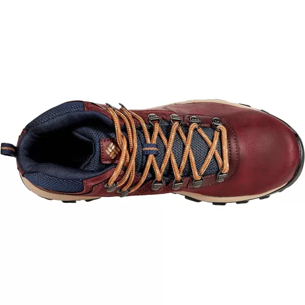imageColumbia Mens Newton Ridge Plus Wp Hiking ShoeMadder Brown  Collegiate Navy