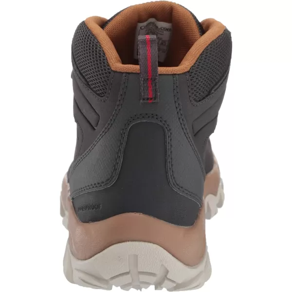 imageColumbia Mens Newton Ridge Plus Wp Hiking ShoeShark  Mountain Red