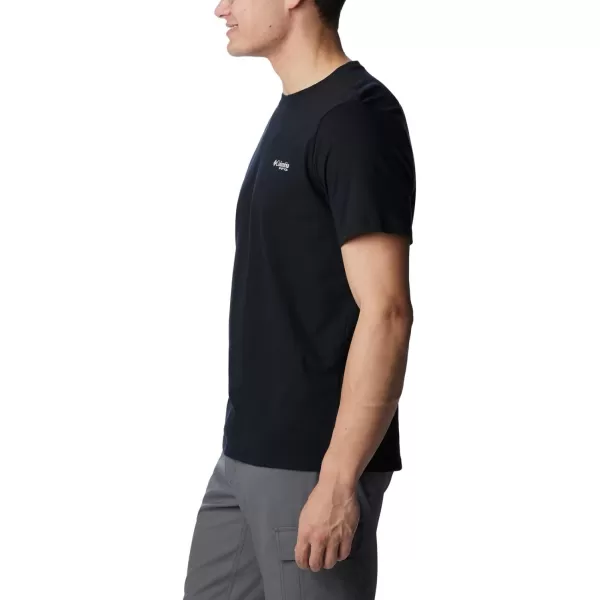 imageColumbia Mens PFG Back Graphic Short Sleeve TeeBlackPfg Triangle Graphic