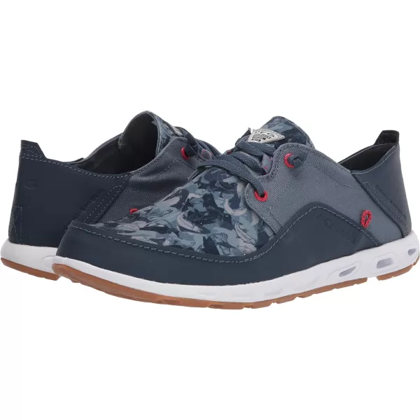 imageColumbia Mens PFG Bahama Vent Relaxed Boat ShoeZincBright Red