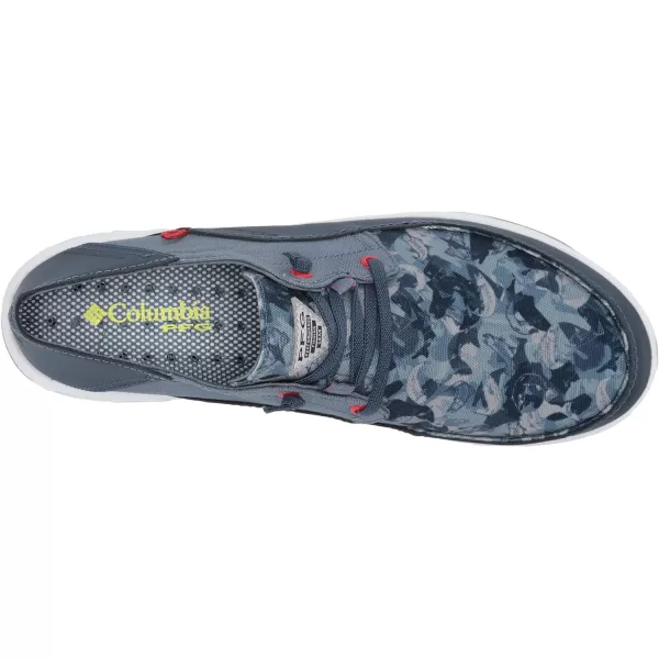imageColumbia Mens PFG Bahama Vent Relaxed Boat ShoeZincBright Red