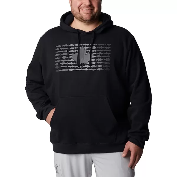 imageColumbia Mens PFG Fish Flag Ii HoodieBlackCity Grey Canada