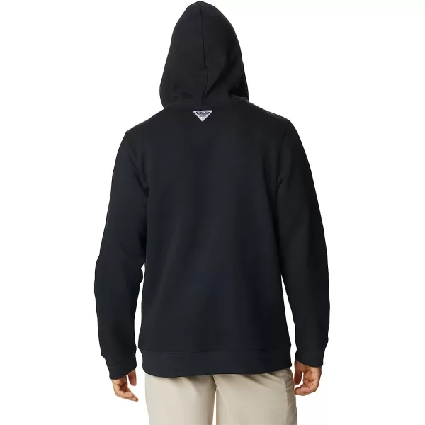 imageColumbia Mens PFG Fish Flag Ii HoodieBlackGraphite Usa