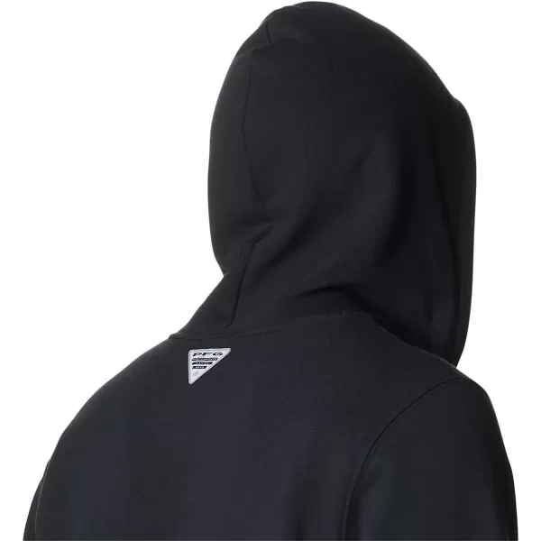 imageColumbia Mens PFG Fish Flag Ii HoodieBlackGraphite Usa