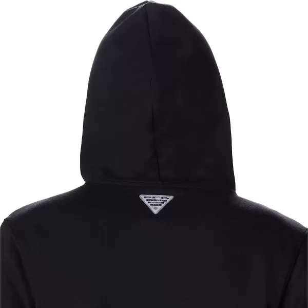 imageColumbia Mens PFG Fish Flag Ii HoodieBlackRed Spark Fl