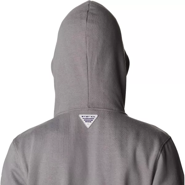 imageColumbia Mens PFG Fish Flag Ii HoodieCity GreySorbet Usa