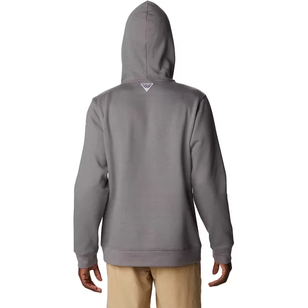 imageColumbia Mens PFG Fish Flag Ii HoodieCity GreySorbet Usa