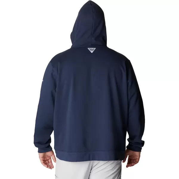 imageColumbia Mens PFG Fish Flag Ii HoodieCollegiate NavyWhite Usa