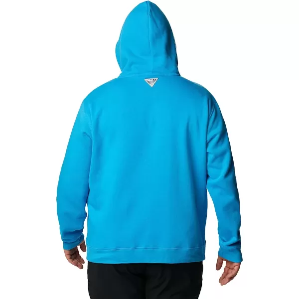 imageColumbia Mens PFG Fish Flag Ii HoodieCompass BlueWhite Offshore Fish