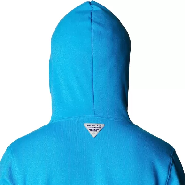 imageColumbia Mens PFG Fish Flag Ii HoodieCompass BlueWhite Offshore Fish
