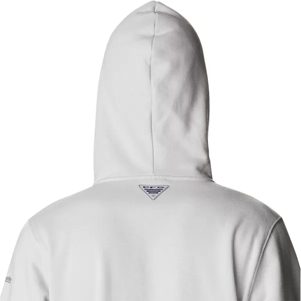 imageColumbia Mens PFG Fish Flag Ii HoodieCool GreyWhite Usa