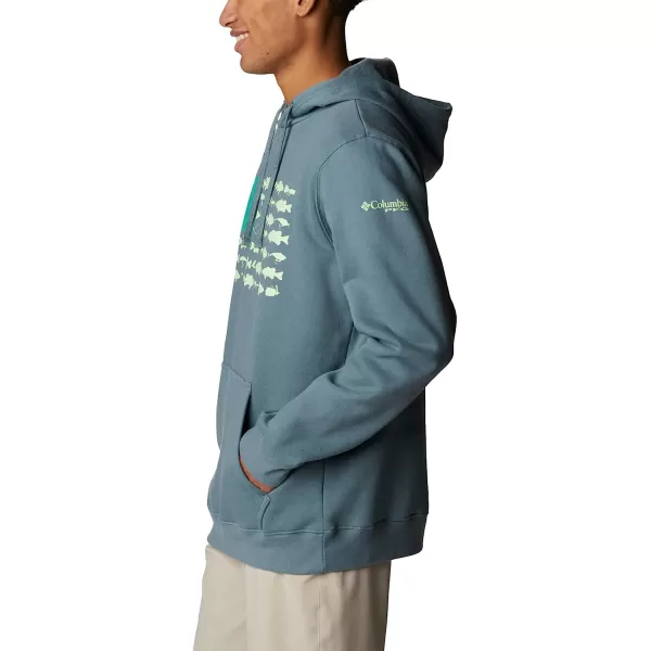 imageColumbia Mens PFG Fish Flag Ii HoodieMetalKey West Bass Lures