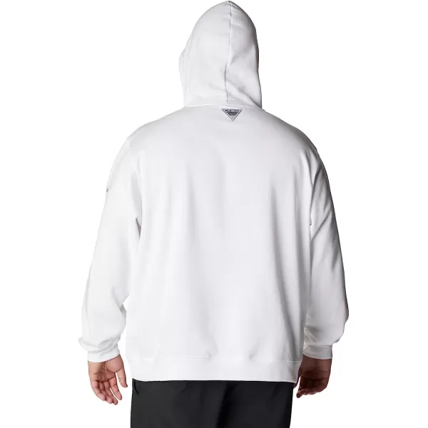 imageColumbia Mens PFG Fish Flag Ii HoodieWhiteRed Spark Usa