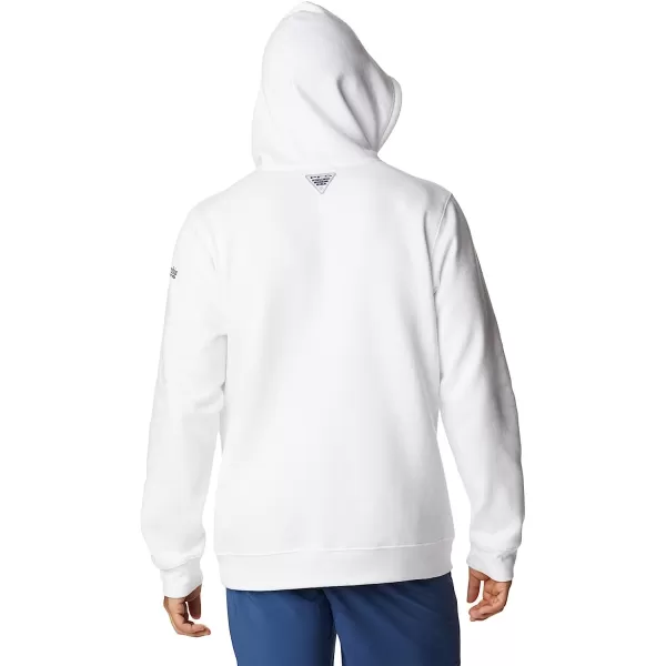 imageColumbia Mens PFG Fish Flag Ii HoodieWhiteRed Spark Usa