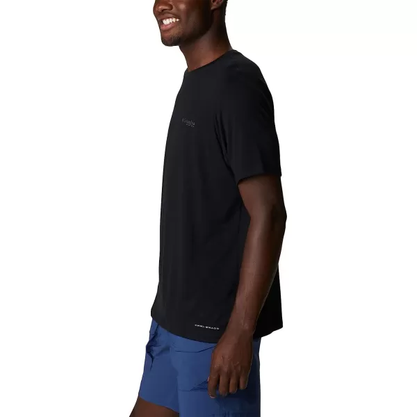 imageColumbia Mens PFG Fish Flag Tech Tee Short SleeveBlackGraphite Gradient