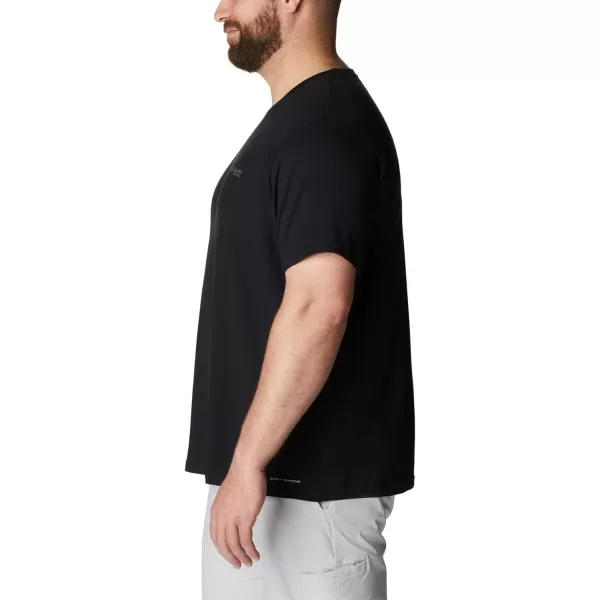 imageColumbia Mens PFG Fish Flag Tech Tee SsBlackGraphite Gradient