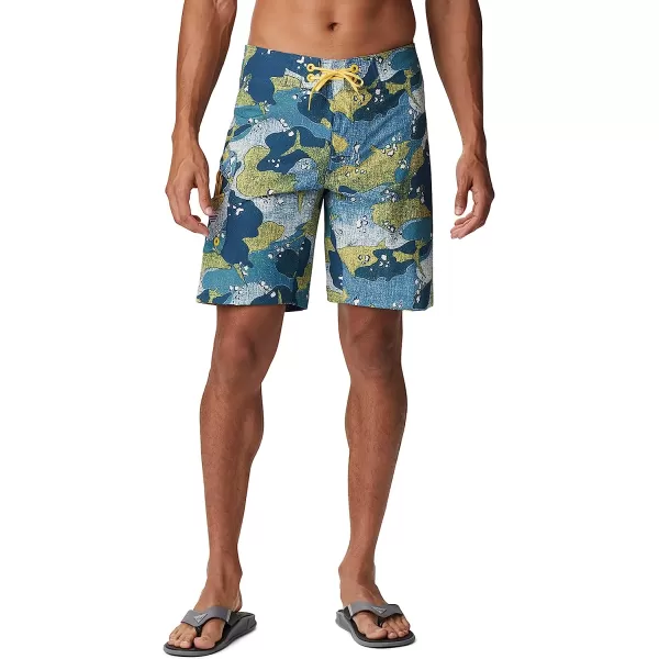 imageColumbia Mens PFG Offshore Ii Board ShortSun Glow Gamefish Camo