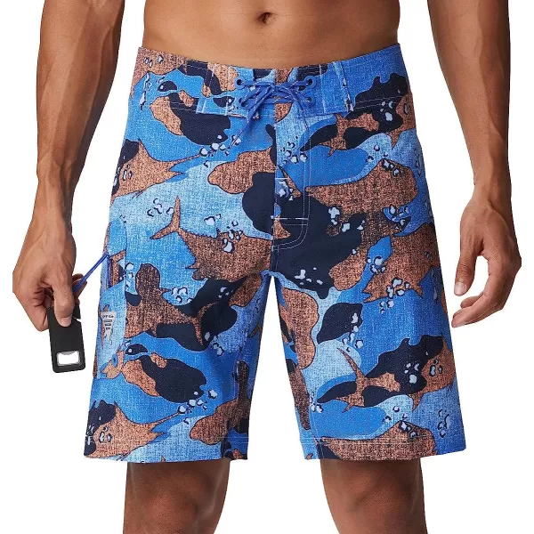 imageColumbia Mens PFG Offshore Ii Board ShortVivid Blue Gamefish Camo