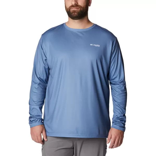 imageColumbia Mens PFG Terminal Tackle Fish Flag Long Sleeve Fishing ShirtBluestoneSc Fish