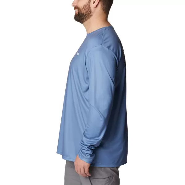 imageColumbia Mens PFG Terminal Tackle Fish Flag Long Sleeve Fishing ShirtBluestoneSc Fish
