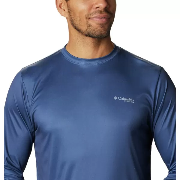 imageColumbia Mens PFG Terminal Tackle Fish Flag Long Sleeve Fishing ShirtCarbonSunlitCarbonSunlit
