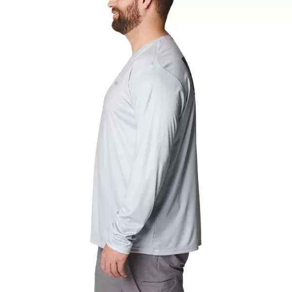 imageColumbia Mens PFG Terminal Tackle Fish Flag Long Sleeve Fishing ShirtCool GreyGa Fish
