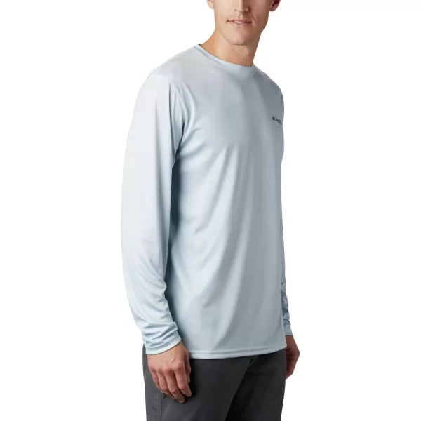 imageColumbia Mens PFG Terminal Tackle Fish Flag Long Sleeve Fishing ShirtCool GreyTx Fish