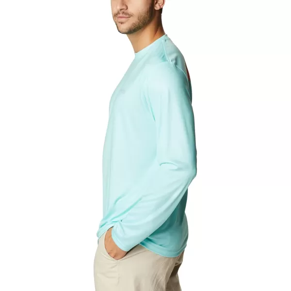 imageColumbia Mens PFG Terminal Tackle Fish Flag Long Sleeve Fishing ShirtGulf StreamBright Nectar