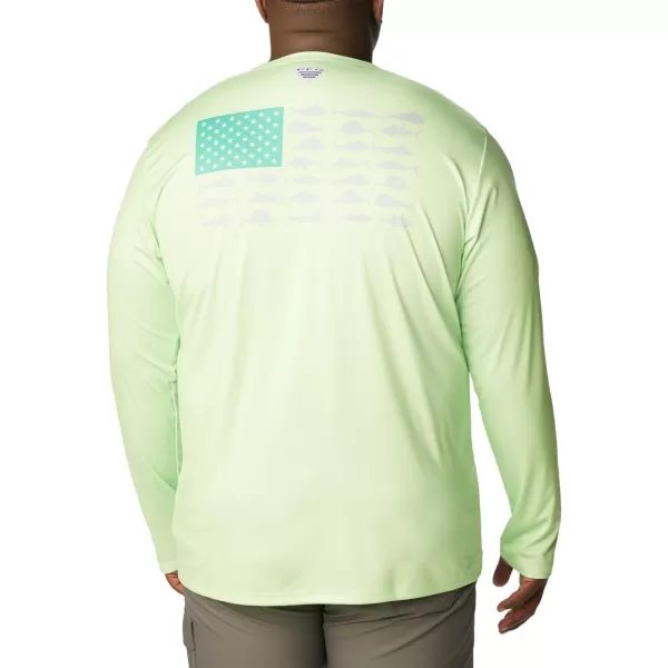 imageColumbia Mens PFG Terminal Tackle Fish Flag Long Sleeve Fishing ShirtKey WestCircuit Offshore Slam