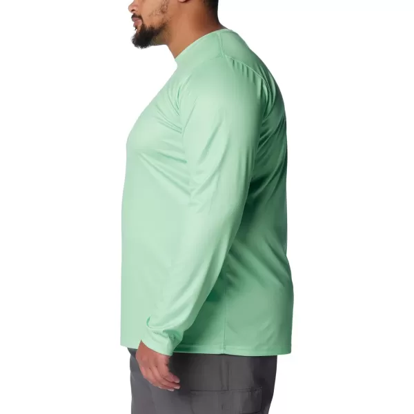 imageColumbia Mens PFG Terminal Tackle Fish Flag Long Sleeve Fishing ShirtOcean MintOcean Blue Offshore Slam