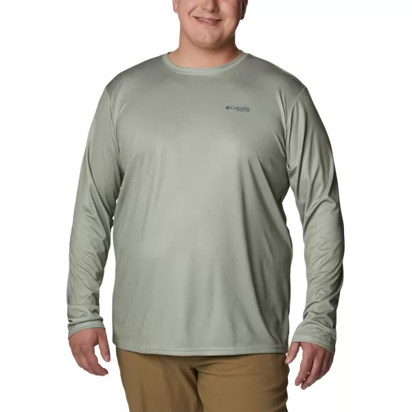 imageColumbia Mens PFG Terminal Tackle Fish Flag Long Sleeve Fishing ShirtSafariMetal Alaska Fish
